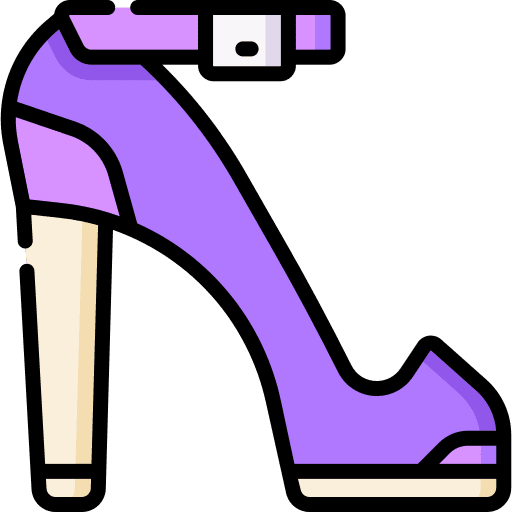 High heels footwear shoe feminine icon High heels footwear shoe feminine icon