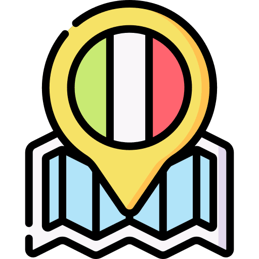 Italy maps and location placeholder map location icon Italy maps and location placeholder map location icon