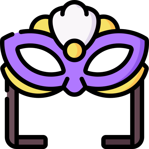 Mask mask accessory birthday and party icon Mask mask accessory birthday and party icon