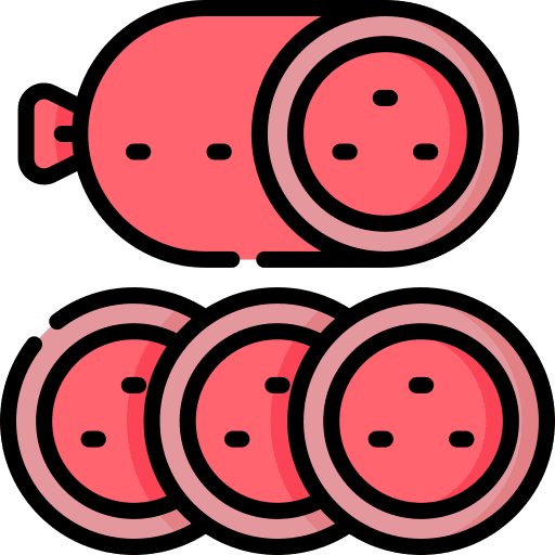 Pepperoni pepperoni food and restaurant slices icon Pepperoni pepperoni food and restaurant slices icon