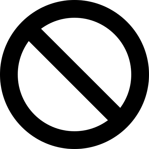 Disable cancel signaling symbol icon Disable cancel signaling symbol icon