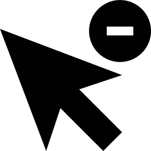 Remove selection pointer cursor remove selection icon Remove selection pointer cursor remove selection icon