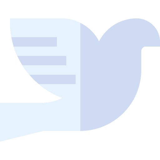 Dove fly bird animals icon Dove fly bird animals icon