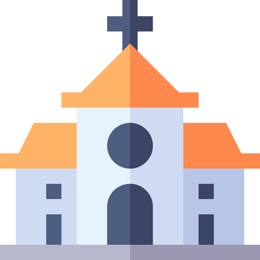 Church building religion christianity icon Church building religion christianity icon