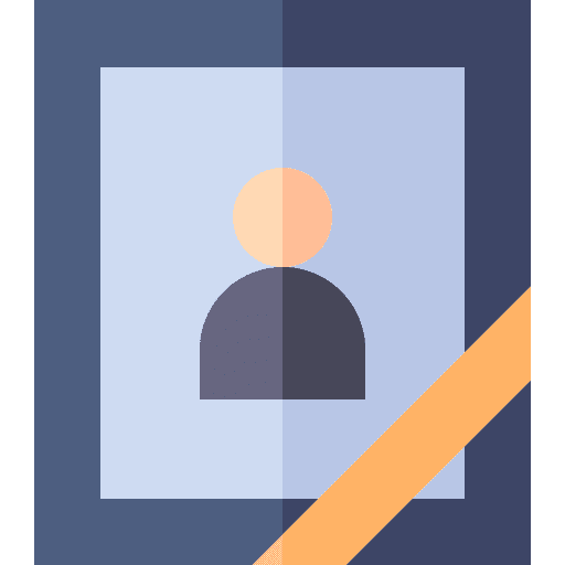 Portrait funeral user cultures icon Portrait funeral user cultures icon