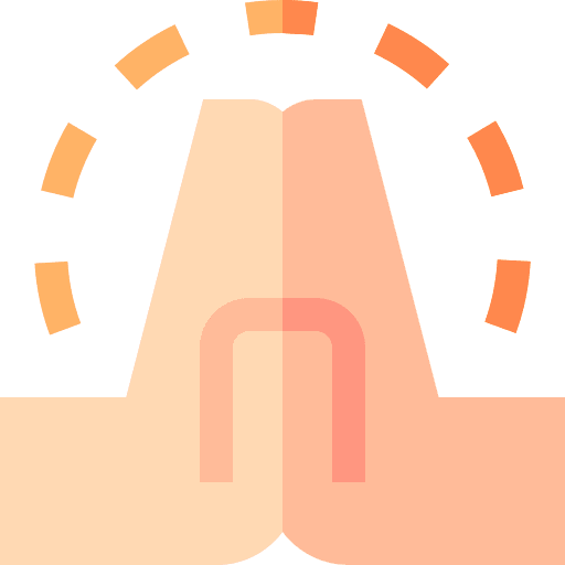 Prayer cultures hands religion icon Prayer cultures hands religion icon