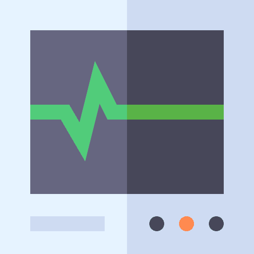 Pulse dead death cardiogram icon Pulse dead death cardiogram icon