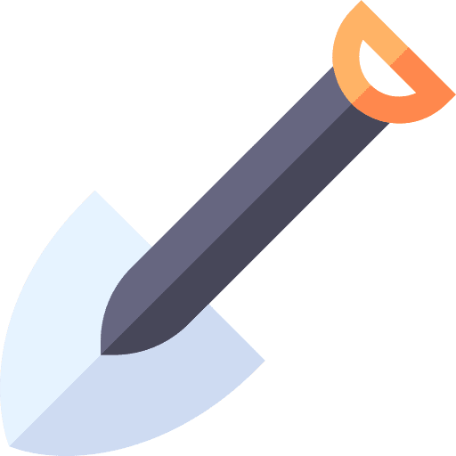 Shovel farming digging tool icon Shovel farming digging tool icon