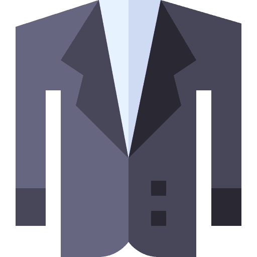 Suit fashion clothes tuxedo icon Suit fashion clothes tuxedo icon