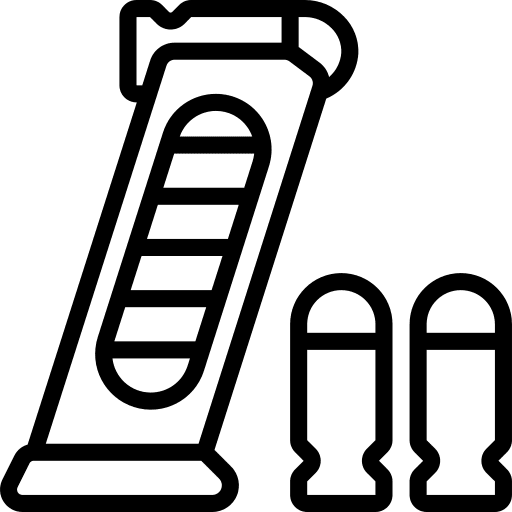 Ammunition ammunition bullets security icon