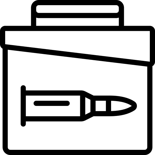 Box bullets box ammo icon
