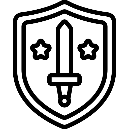 Shield award fight shield icon