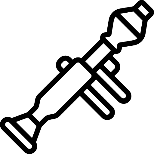 Gun gun army security icon