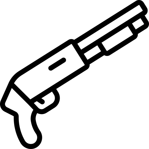 Gun shoot battle gun icon