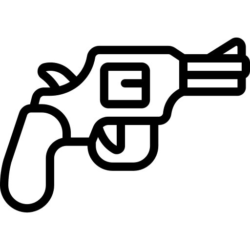 Gun weapon fight army icon