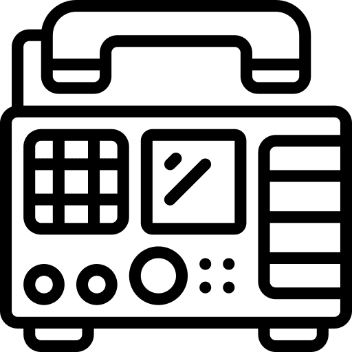 Radio military communication radio icon