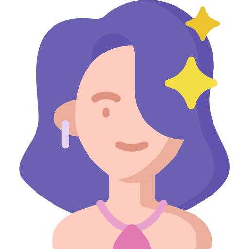 Woman shine beauty head icon