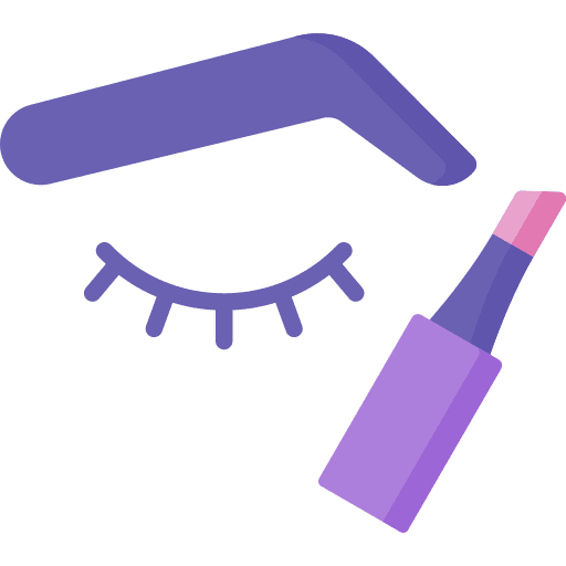 Eyebrow pencil beauty salon cosmetics grooming icon Eyebrow pencil beauty salon cosmetics grooming icon