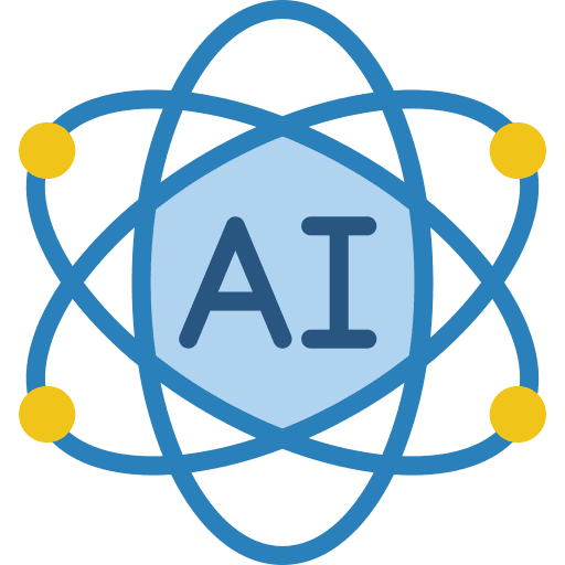 Artificial intelligence ai artificial intelligence futuristic icon