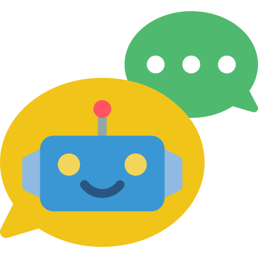 Chatbot support chating chatbot icon