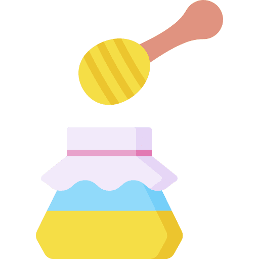Honey honey dipper kitchen bee icon Honey honey dipper kitchen bee icon