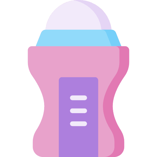 Roll on deodorant cosmetic personal care icon Roll on deodorant cosmetic personal care icon