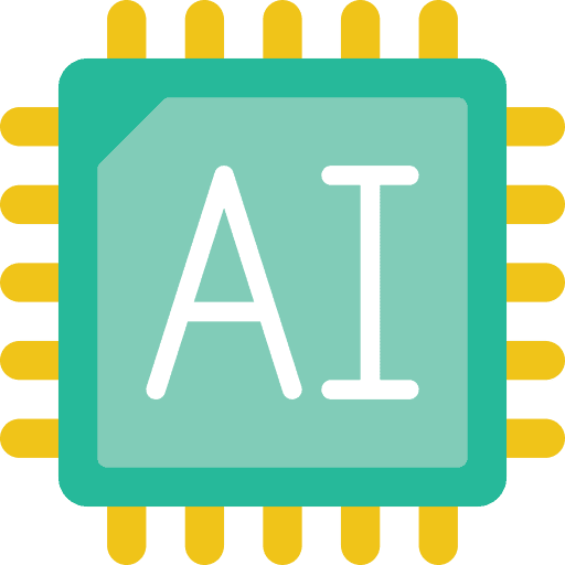 Cpu artificial intelligence tech technology icon Cpu artificial intelligence tech technology icon