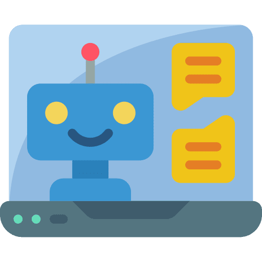 Chatbot communications chatbot robot icon Chatbot communications chatbot robot icon