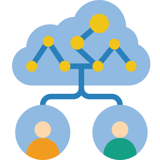 Cloud intelligence seo and web cpu cloud icon Cloud intelligence seo and web cpu cloud icon