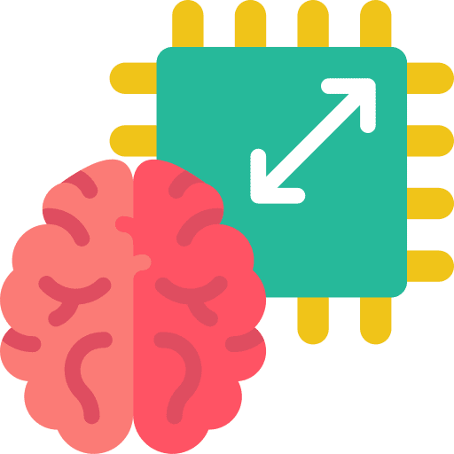 Cpu brain smartech computational icon Cpu brain smartech computational icon