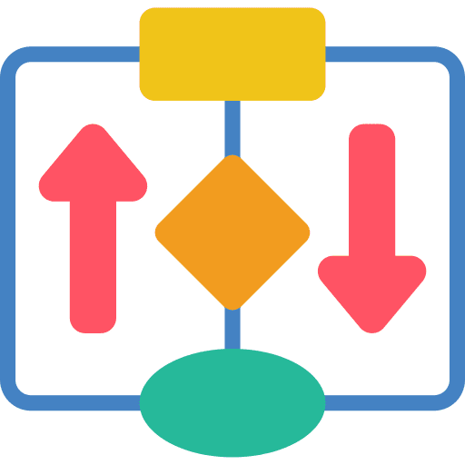 Flow diagram electronics flow diagram presentation icon Flow diagram electronics flow diagram presentation icon