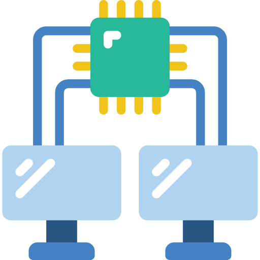 Cloud computing desktop computer connections computer icon Cloud computing desktop computer connections computer icon