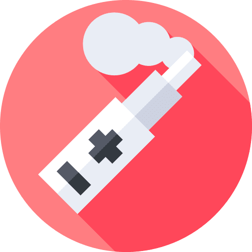 Electronic cigarette miscellaneous cigarette smoke icon