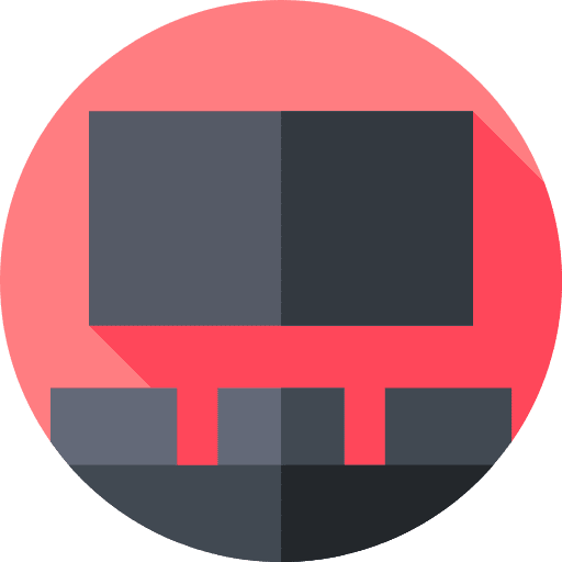 Cinema seats entertainment audience icon