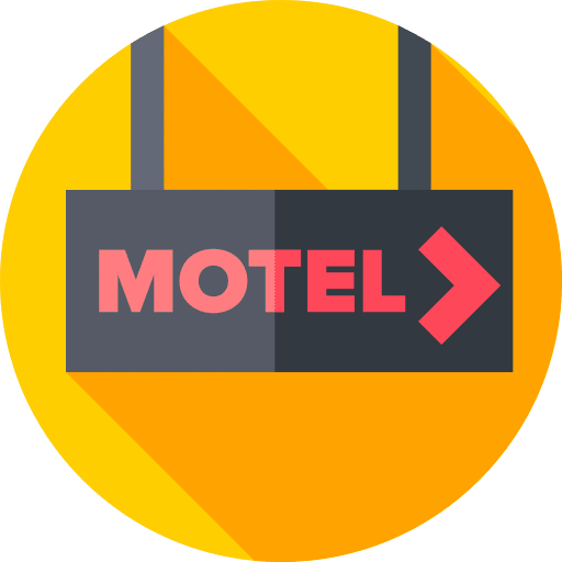 Motel motel sign signaling icon
