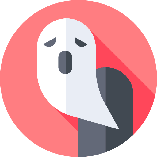 Ghost fear nightmare halloween icon