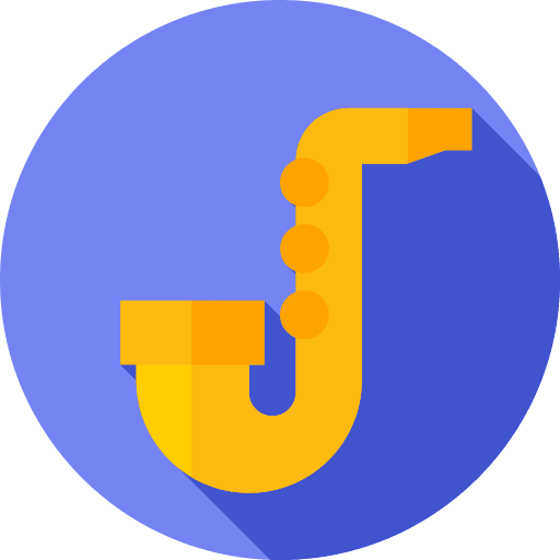 Saxophone music instrument music and multimedia musical instrument icon
