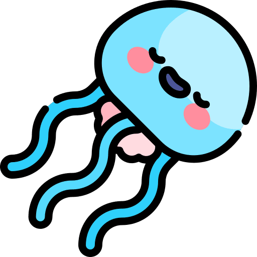 Jellyfish animal aquarium animals icon