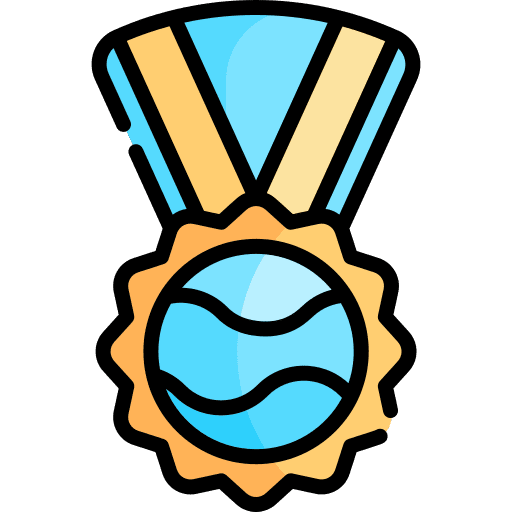 Medal ecology and environment world ocean icon Medal ecology and environment world ocean icon
