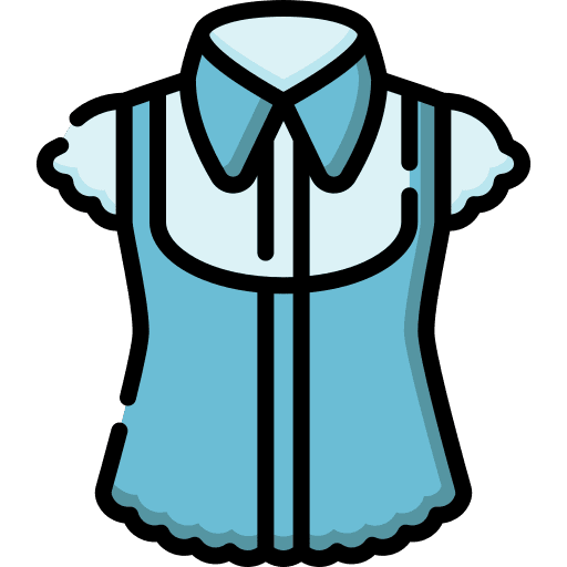 Blouse clothing femenine clothes icon Blouse clothing femenine clothes icon