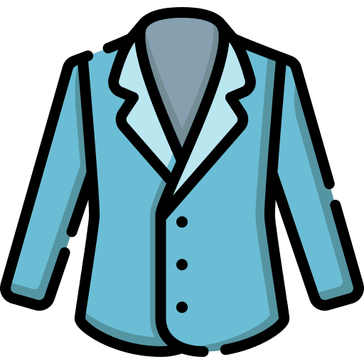Jacket suit fashion coat icon Jacket suit fashion coat icon