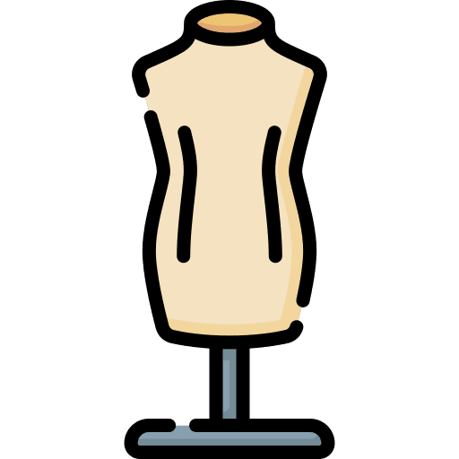 Mannequin designer tailor atelier icon Mannequin designer tailor atelier icon