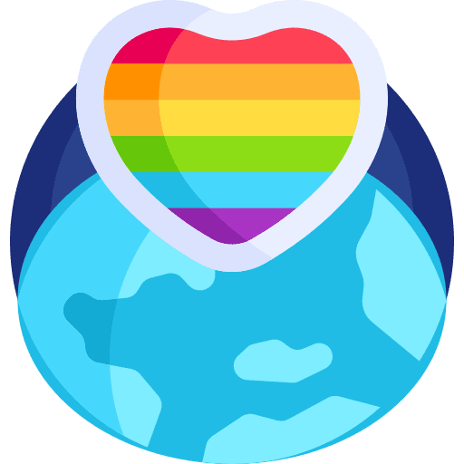 World world love and romance shapes and symbols icon World world love and romance shapes and symbols icon