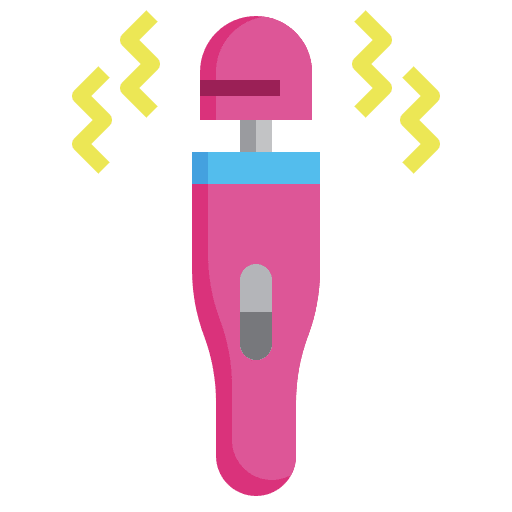 Vibrator woman erotic toy icon