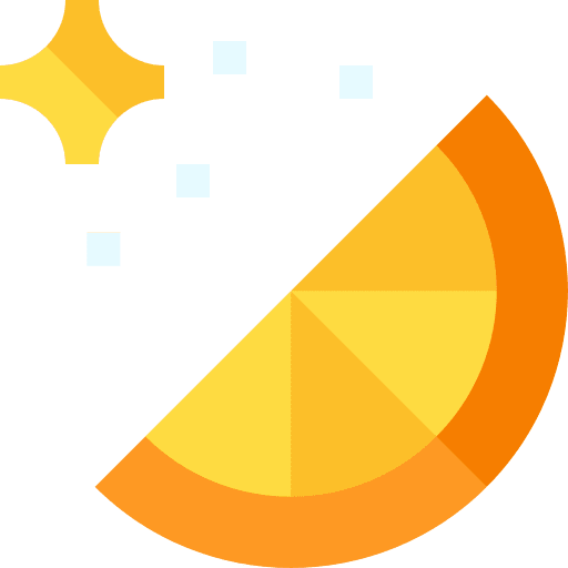 Candied fruit food citrus candy icon