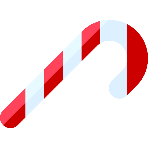 Candy cane food and restaurant candy dessert icon Candy cane food and restaurant candy dessert icon