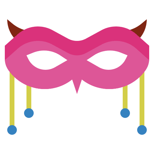 Eye mask costume celebration carnival icon Eye mask costume celebration carnival icon