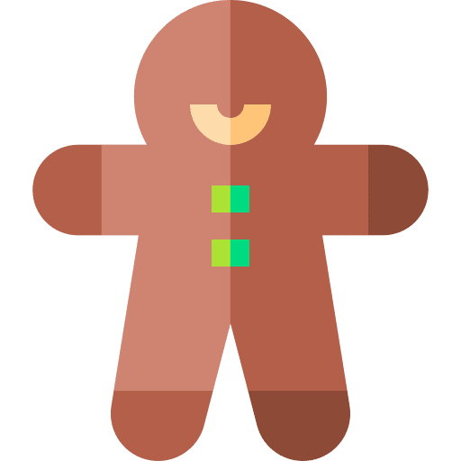Gingerbread christmas food and restaurant gingerbread man icon Gingerbread christmas food and restaurant gingerbread man icon