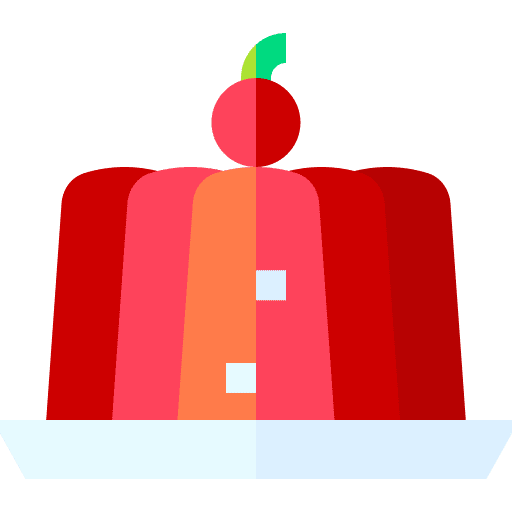 Jelly food and restaurant jelly cherry icon