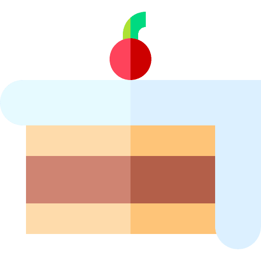 Cake slice food and restaurant sweet food icon Cake slice food and restaurant sweet food icon